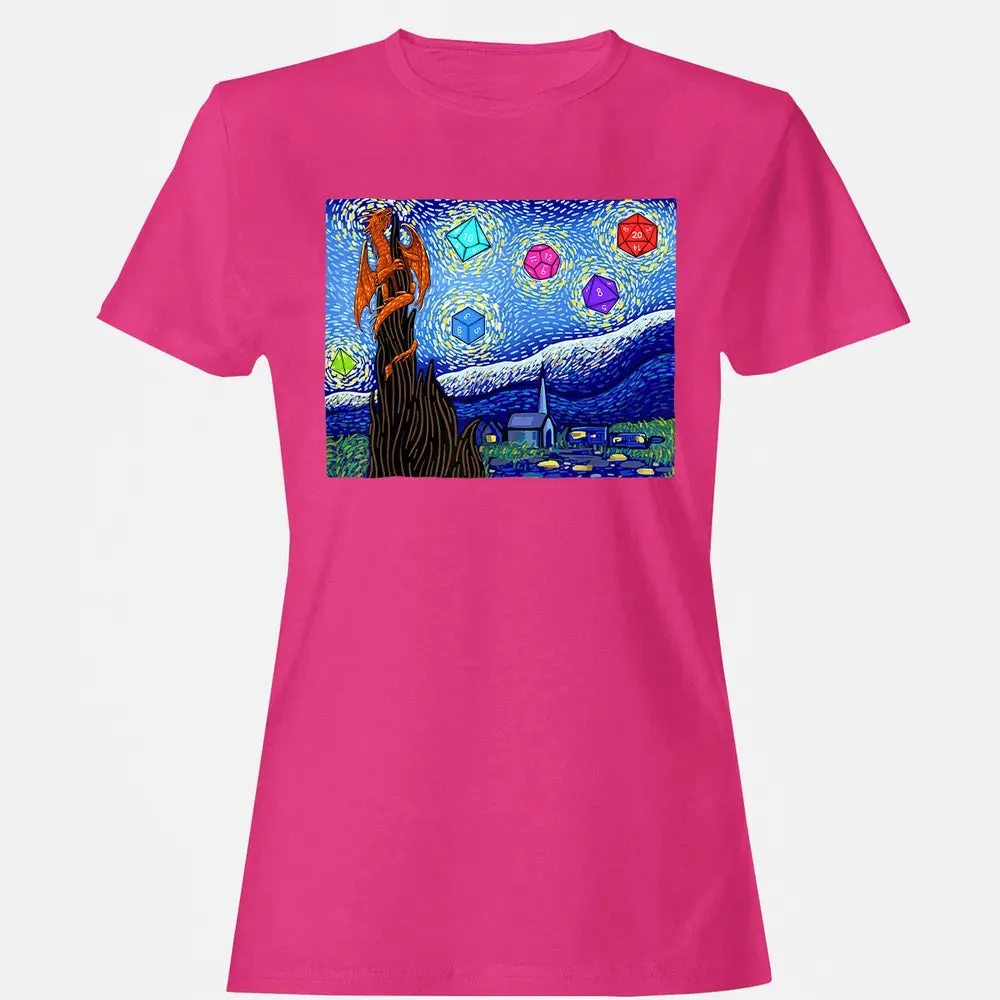 Dices and Starry Night Women's T-shirt - 6