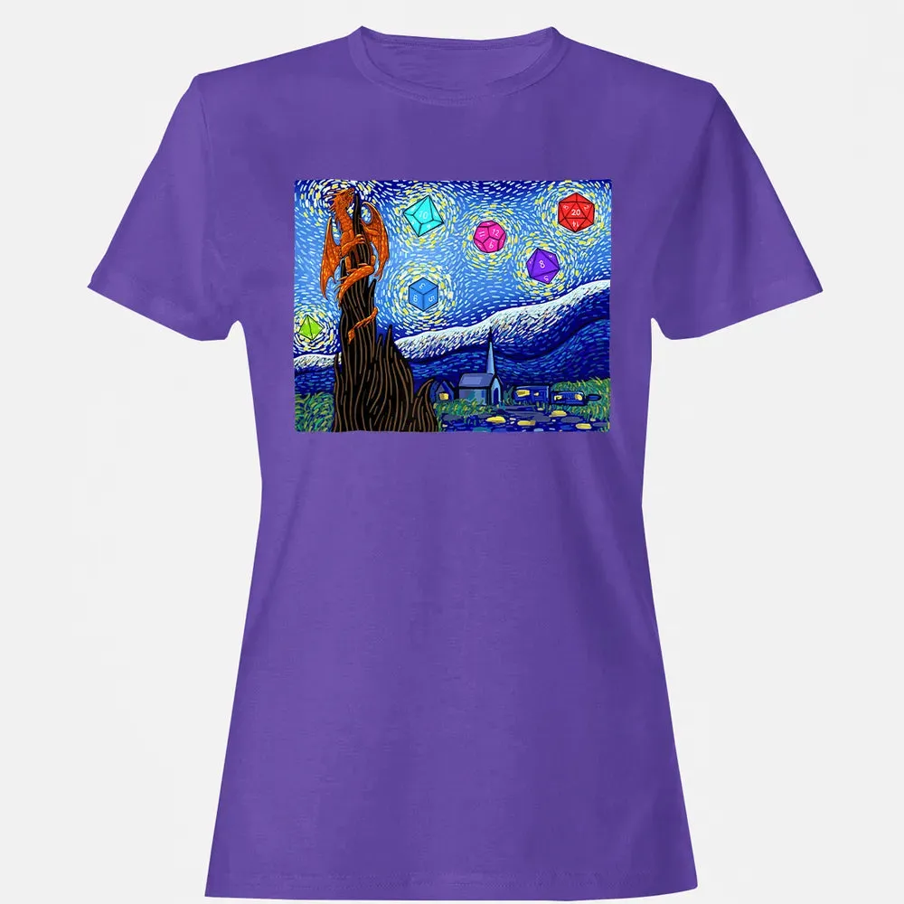 Dices and Starry Night Women's T-shirt - 12