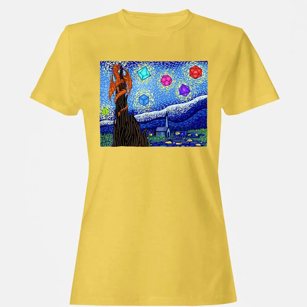 Dices and Starry Night Women's T-shirt - 4