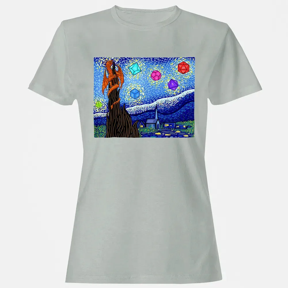 Dices and Starry Night Women's T-shirt - 2