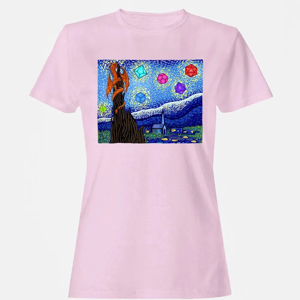 Dices and Starry Night Women's T-shirt - 9