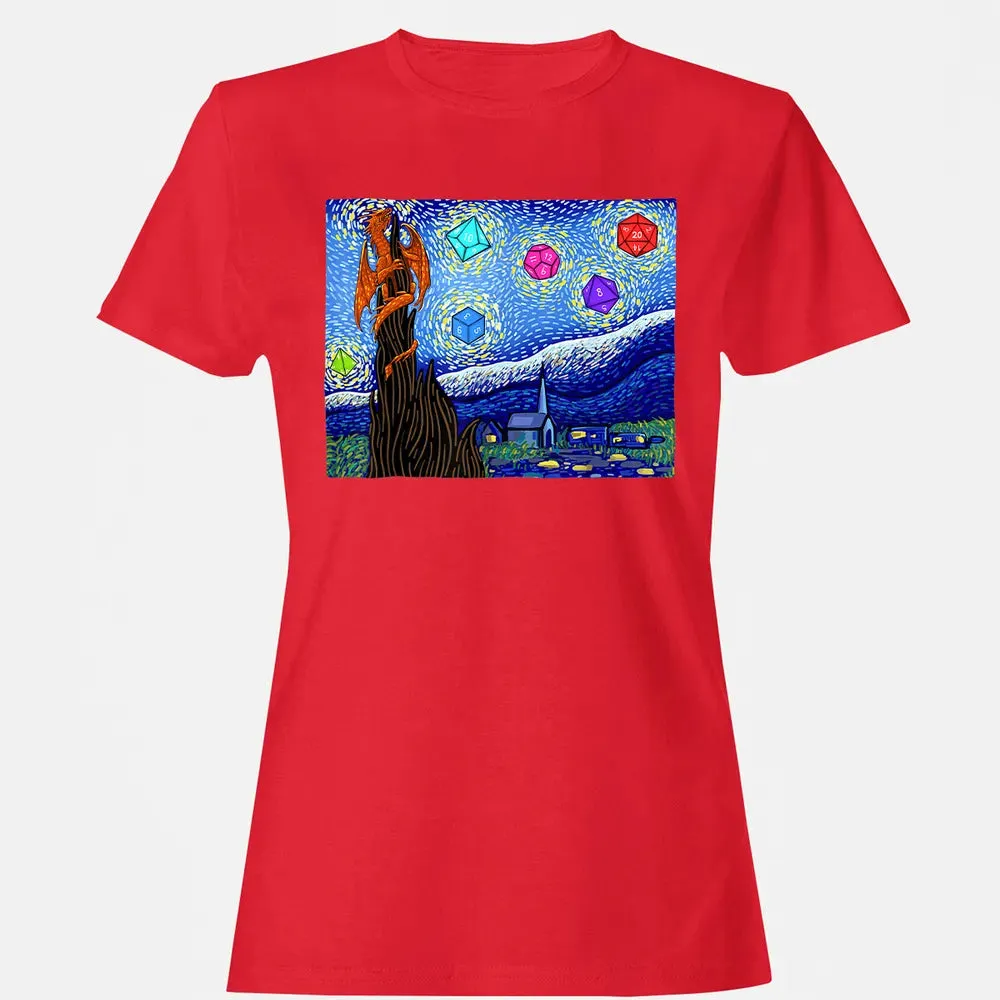 Dices and Starry Night Women's T-shirt - 13