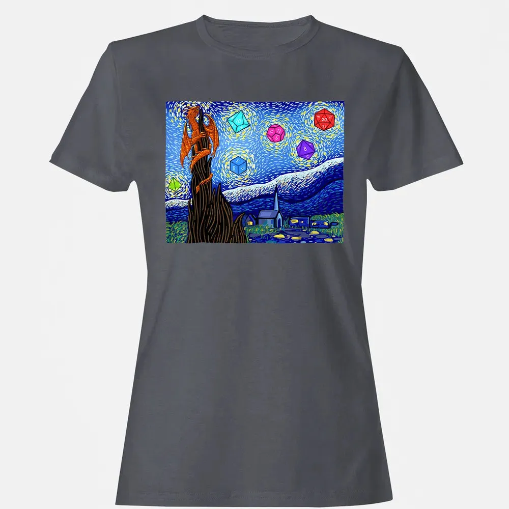 Dices and Starry Night Women's T-shirt - 5