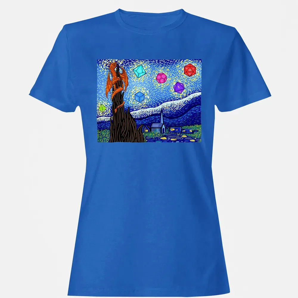 Dices and Starry Night Women's T-shirt - 14