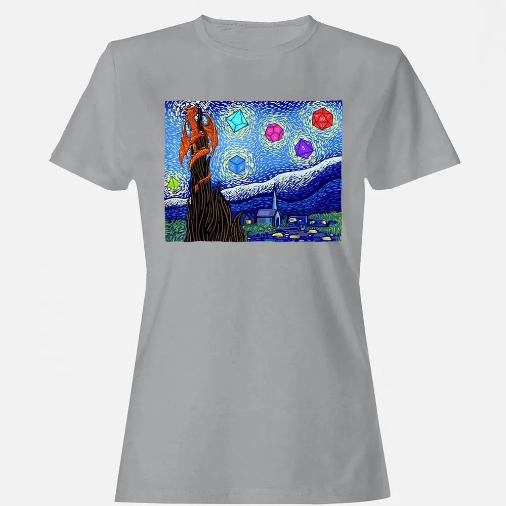 Dices and Starry Night Women's T-shirt - 15