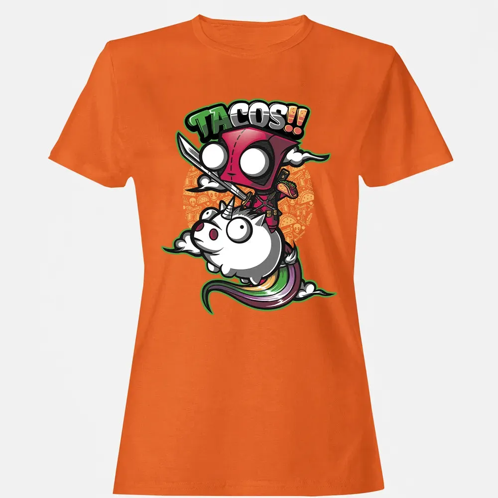 Tacos and Unicorn Women's T-shirt - 11
