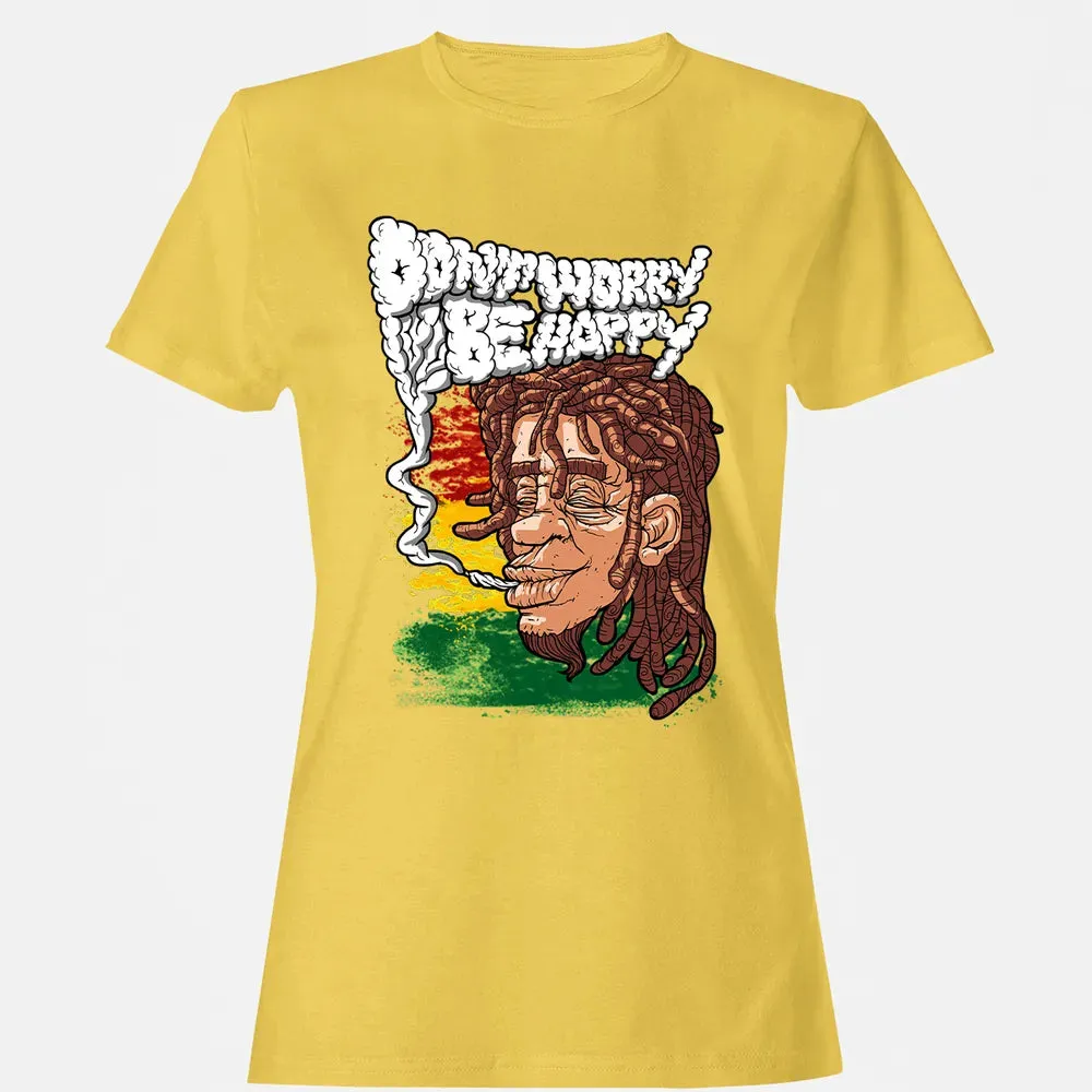 Dont Worry Be Happy Women's T-shirt - 4