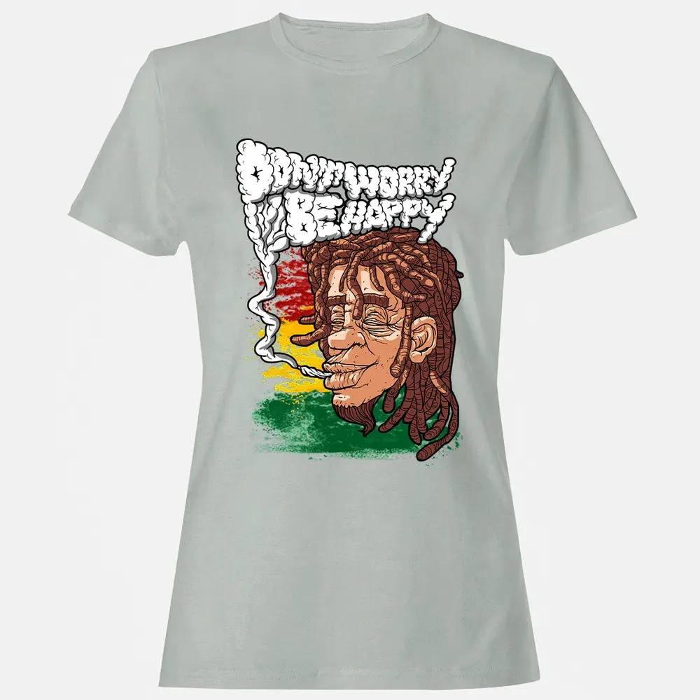 Dont Worry Be Happy Women's T-shirt - 2