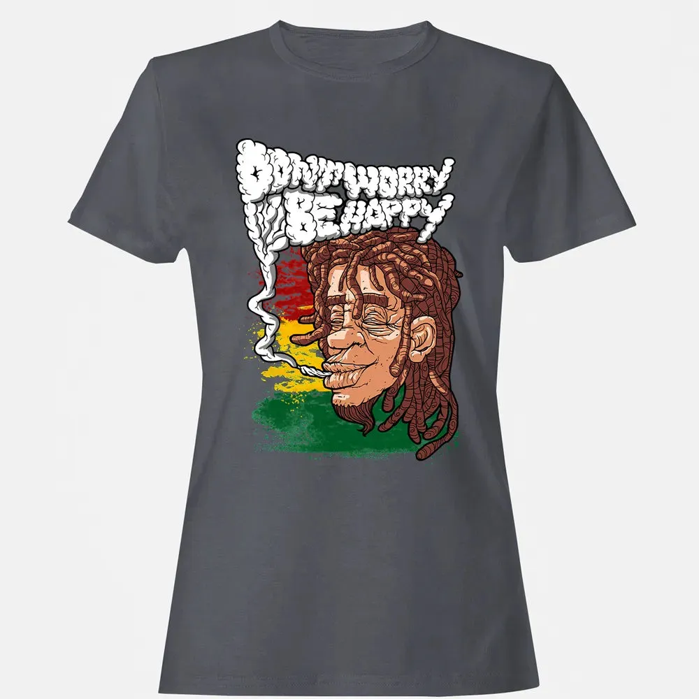 Dont Worry Be Happy Women's T-shirt - 5