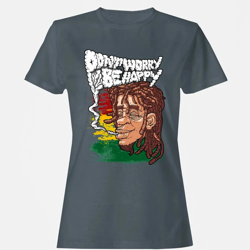 Dont Worry Be Happy Women's T-shirt - 3