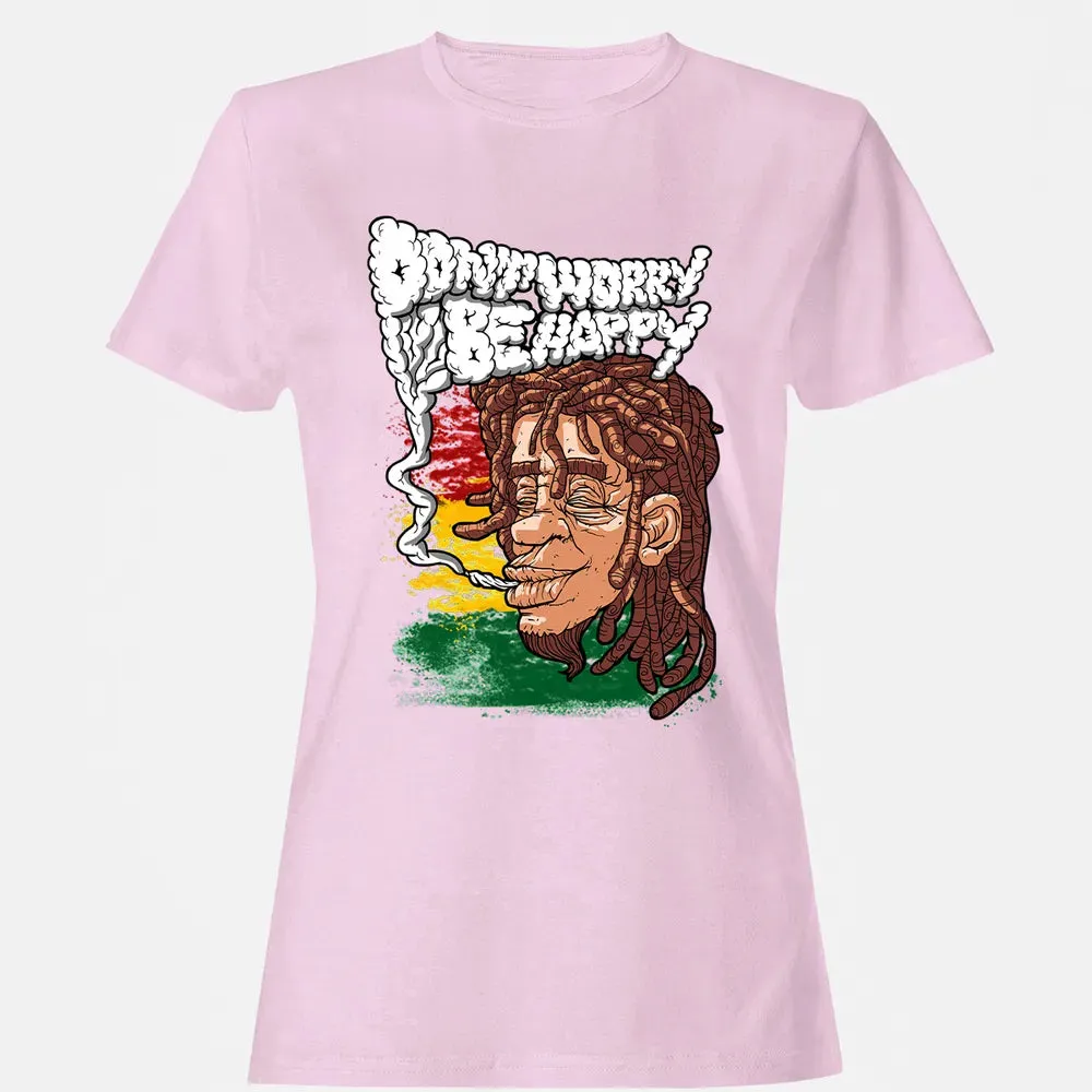 Dont Worry Be Happy Women's T-shirt - 9