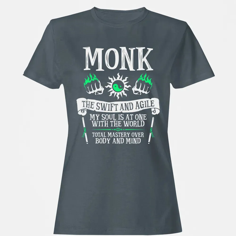 MONK, THE SWIFT AND AGILE (White) Women's T-shirt - 3