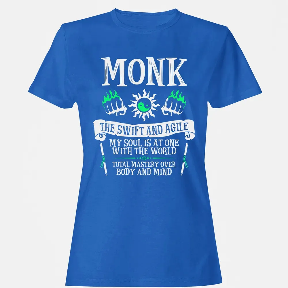 MONK, THE SWIFT AND AGILE (White) Women's T-shirt - 14