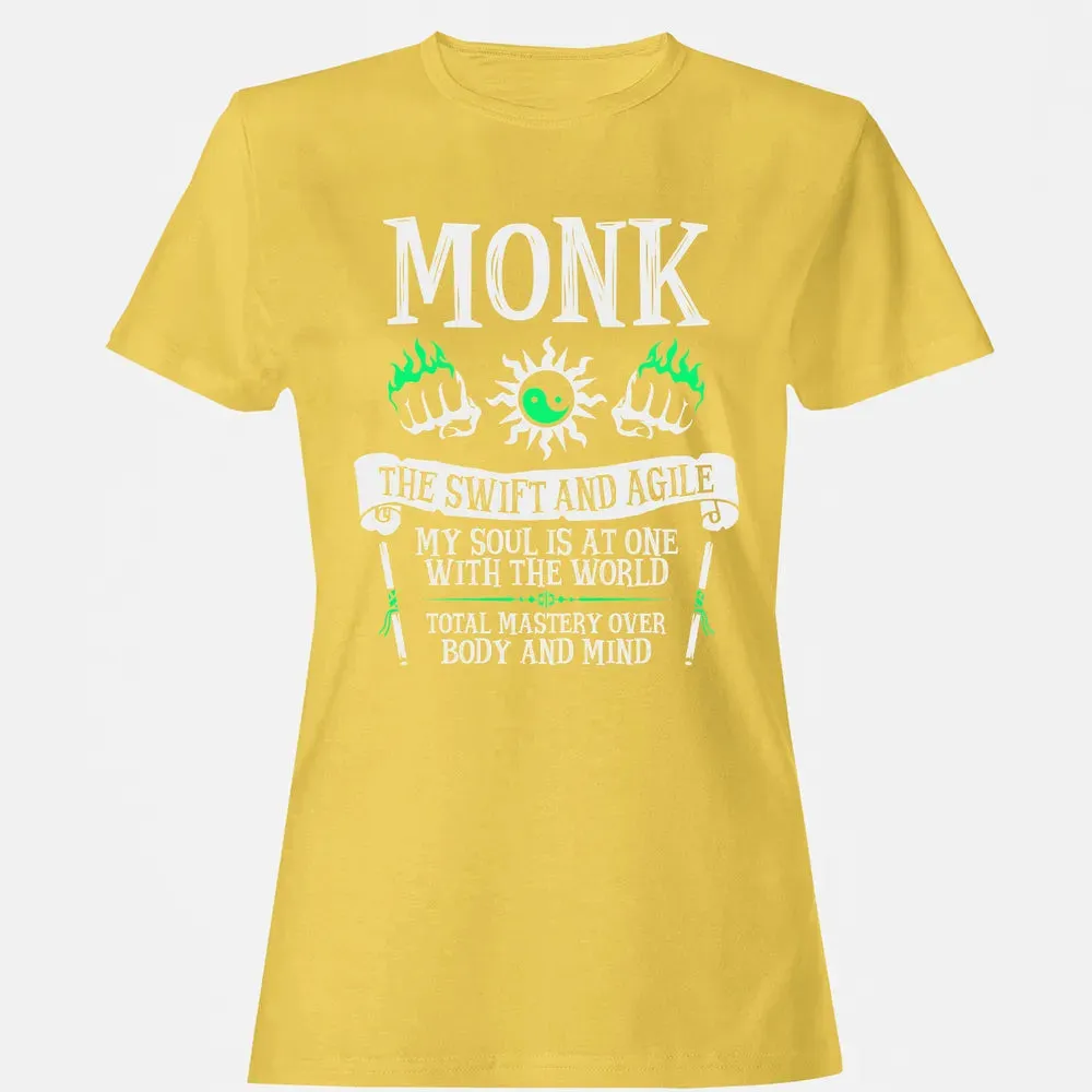 MONK, THE SWIFT AND AGILE (White) Women's T-shirt - 4