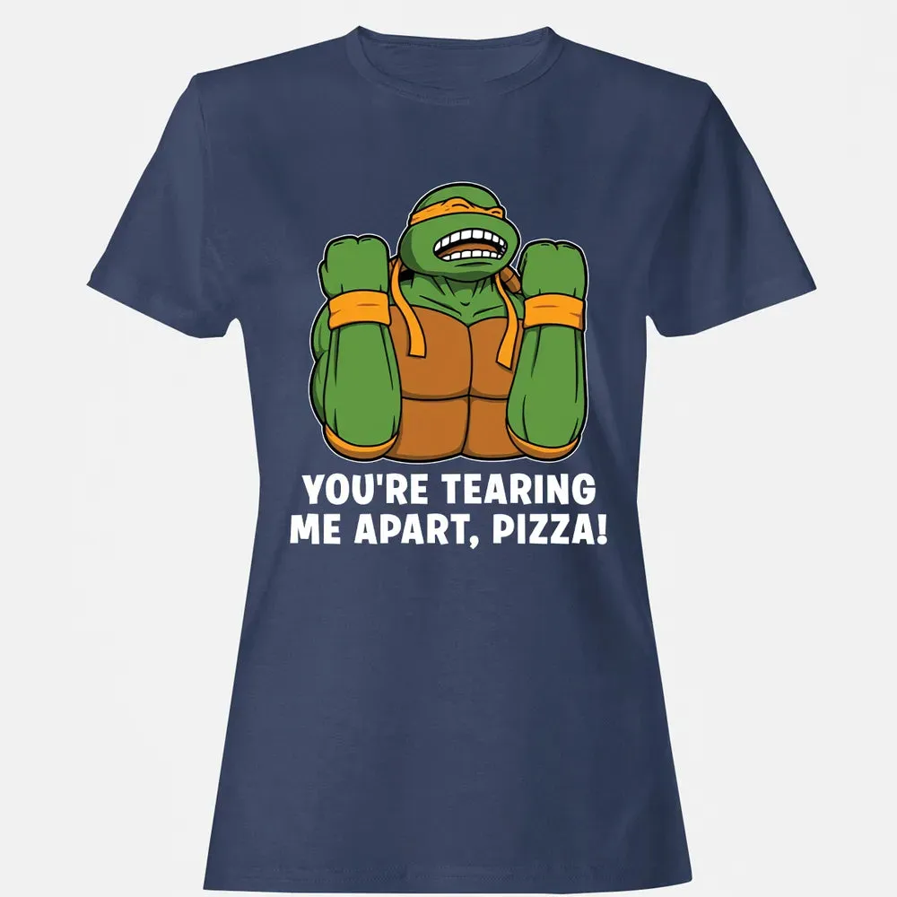 Tearing Me Apart Pizza Women's T-shirt - 10