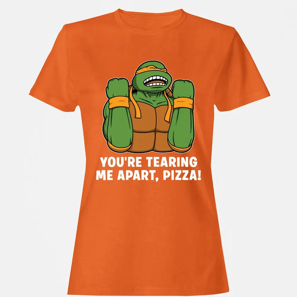Tearing Me Apart Pizza Women's T-shirt - 11