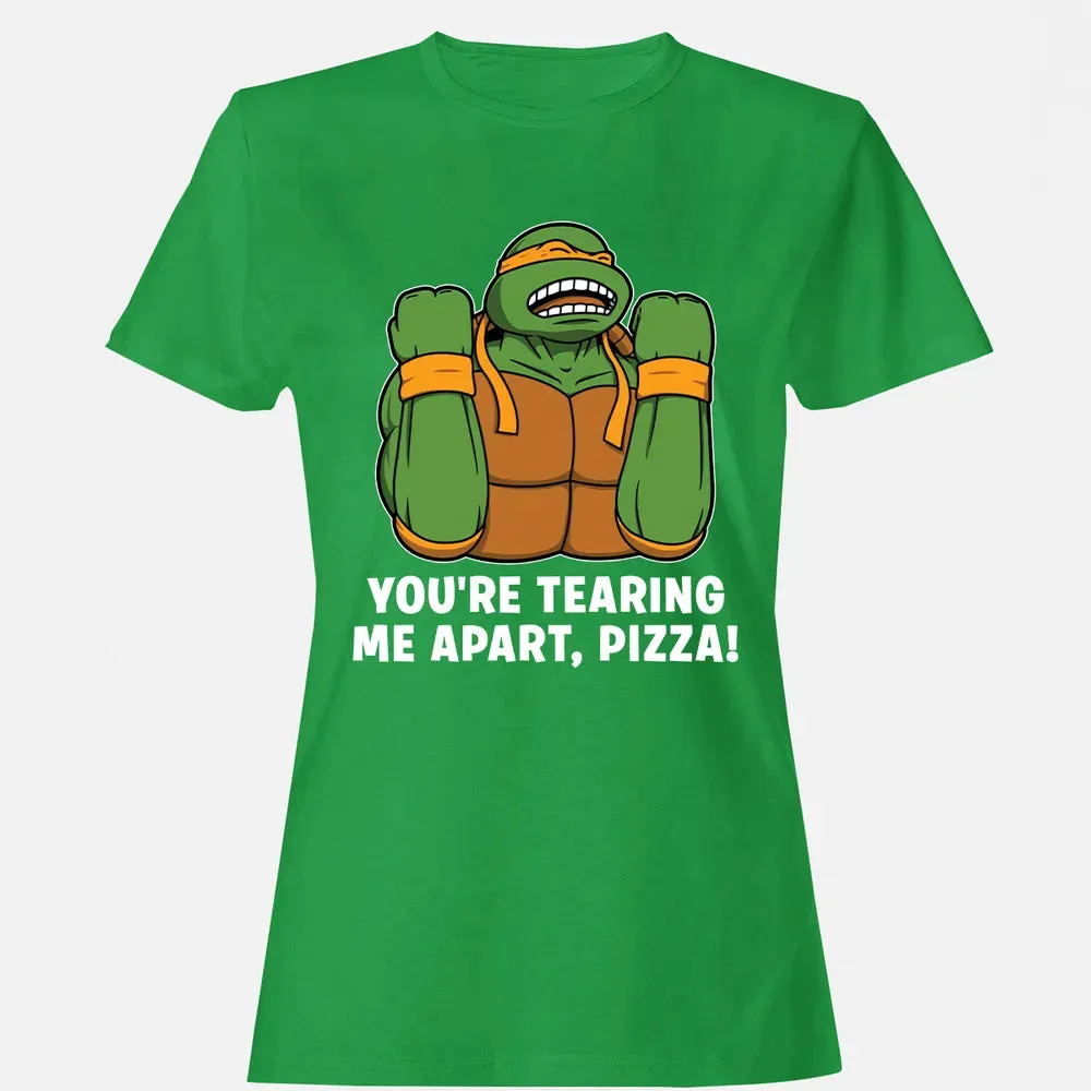 Tearing Me Apart Pizza Women's T-shirt - 7
