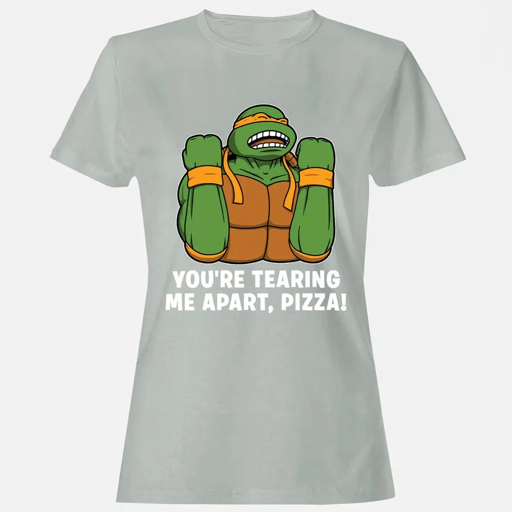 Tearing Me Apart Pizza Women's T-shirt - 2