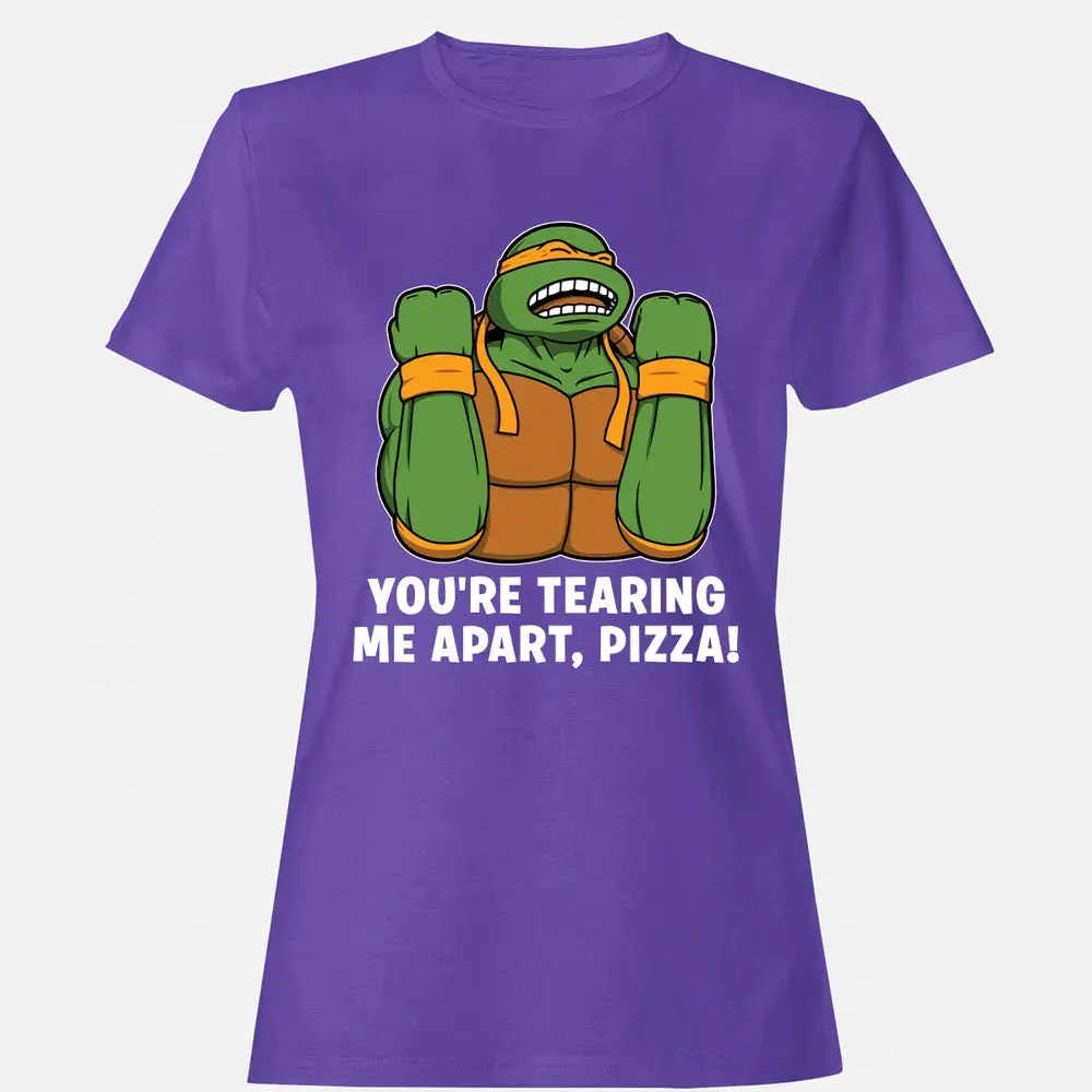 Tearing Me Apart Pizza Women's T-shirt - 12