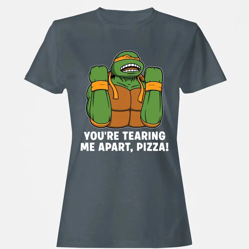Tearing Me Apart Pizza Women's T-shirt - 3