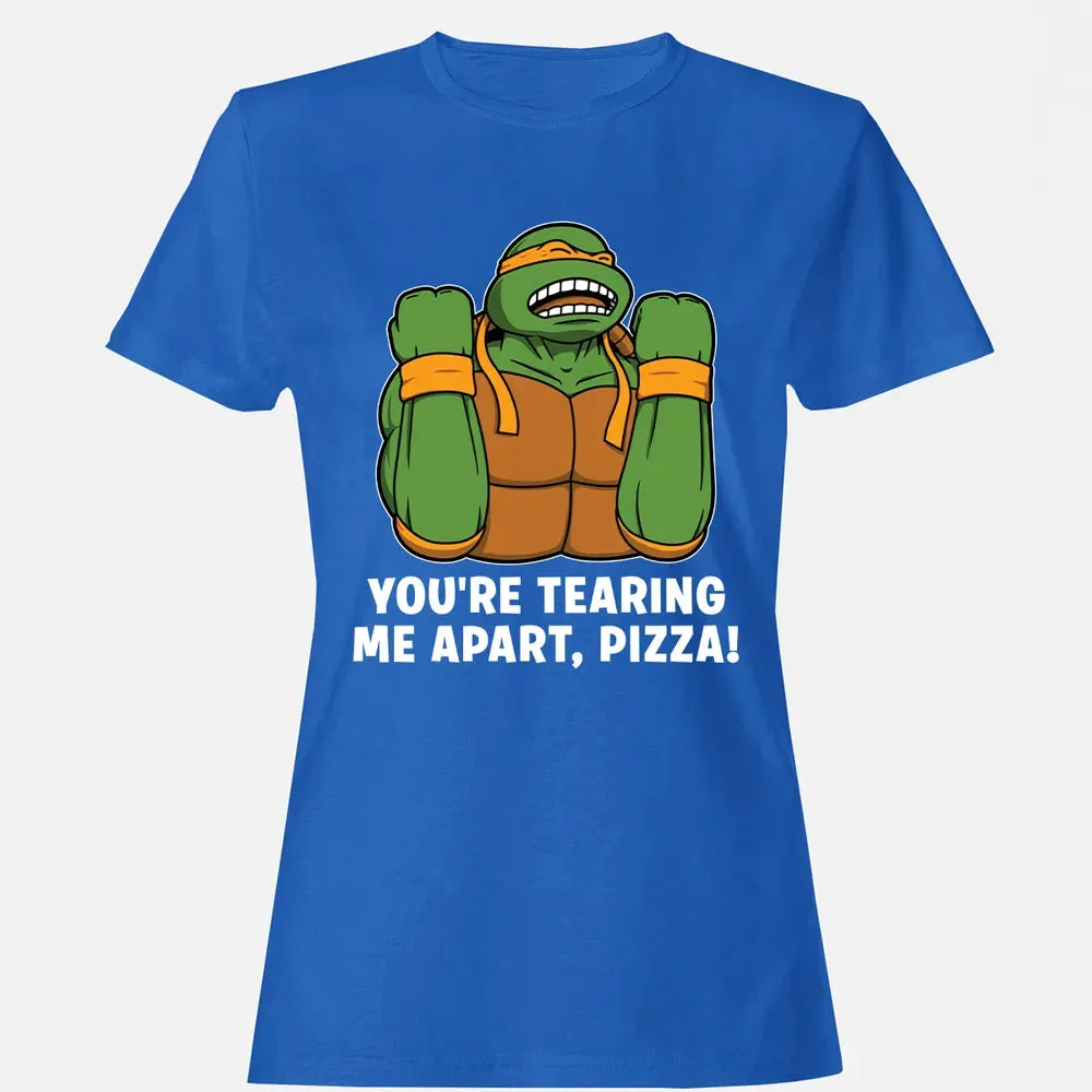 Tearing Me Apart Pizza Women's T-shirt - 14