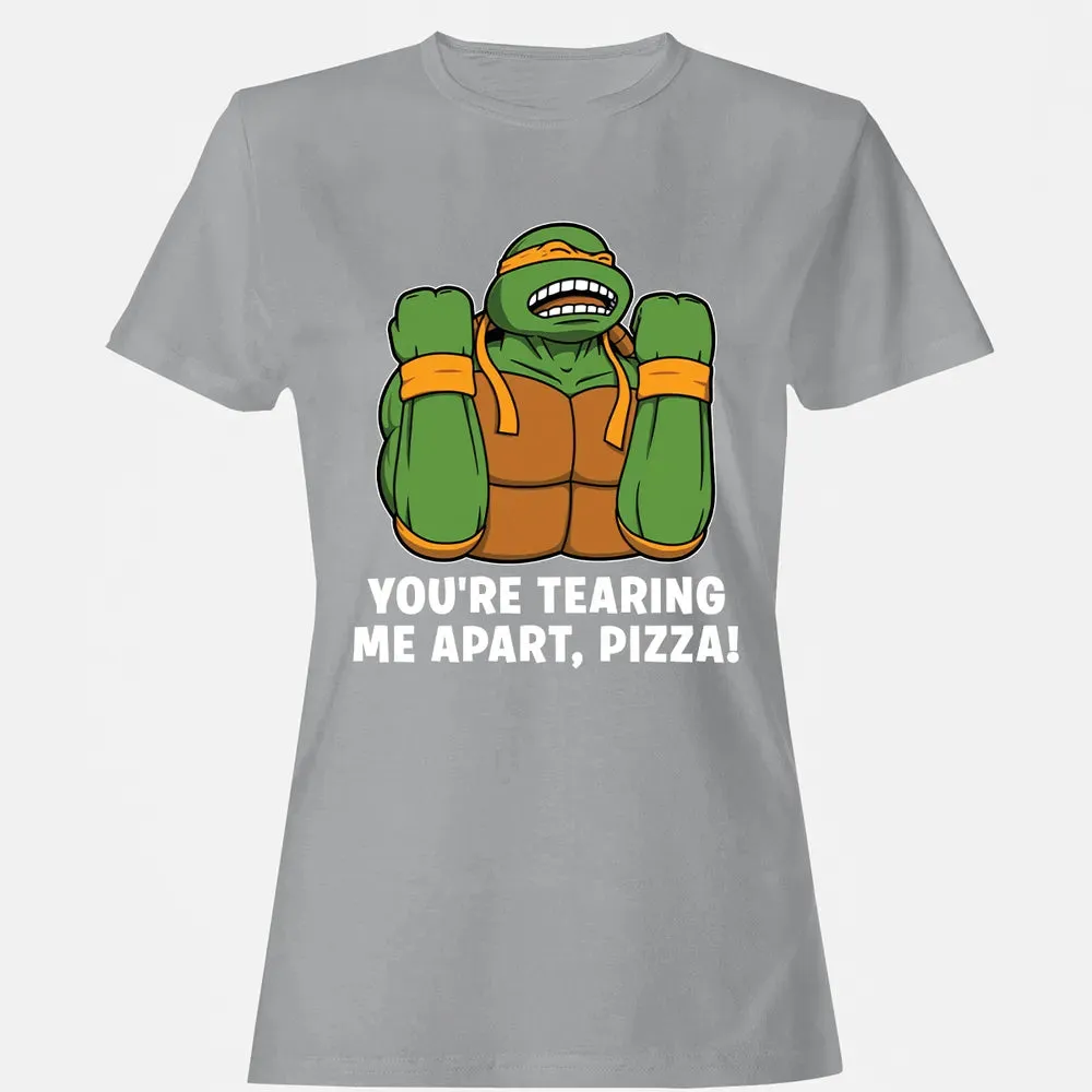 Tearing Me Apart Pizza Women's T-shirt - 15