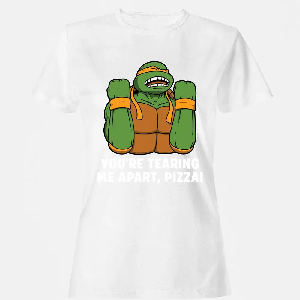 Tearing Me Apart Pizza Women's T-shirt - 16