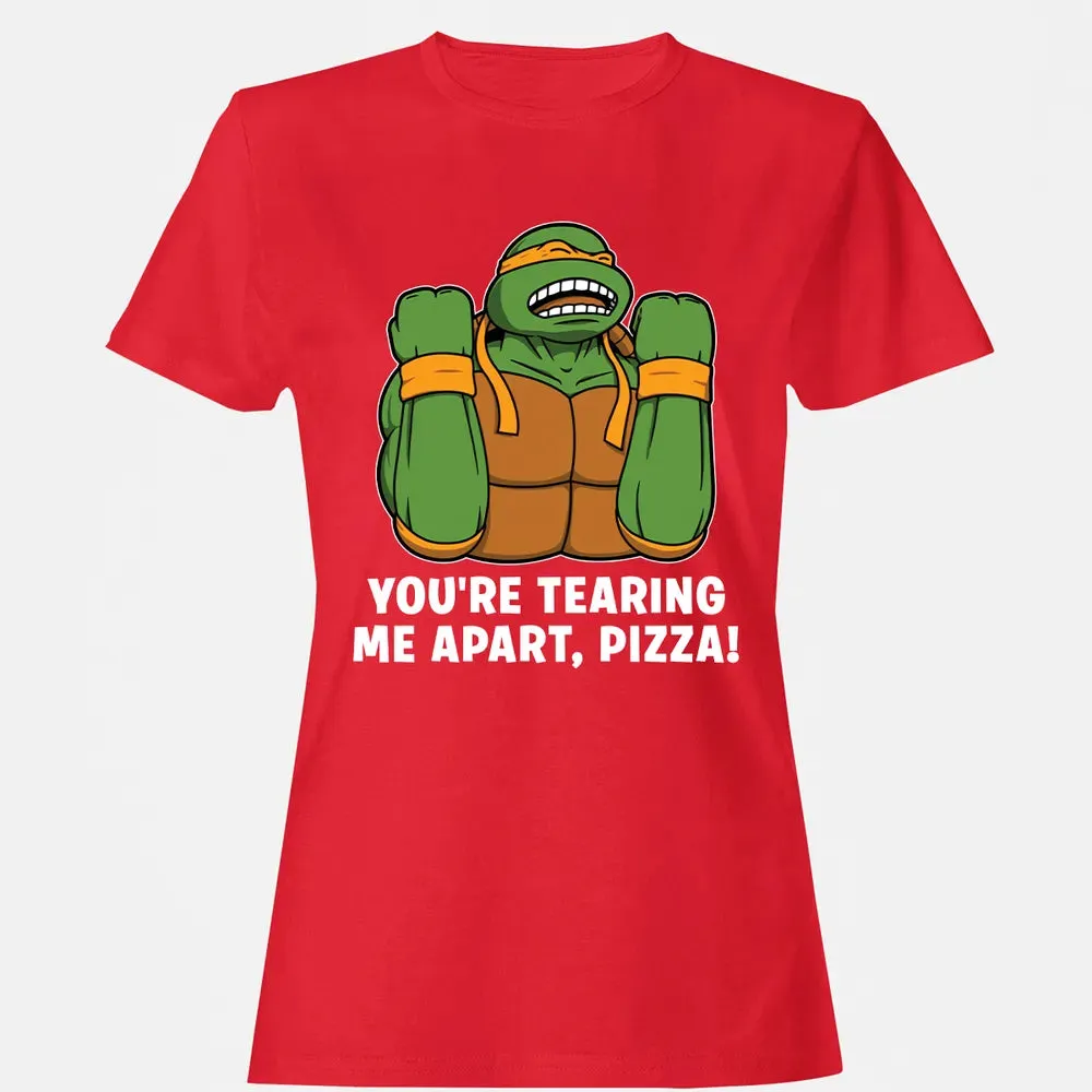 Tearing Me Apart Pizza Women's T-shirt - 13