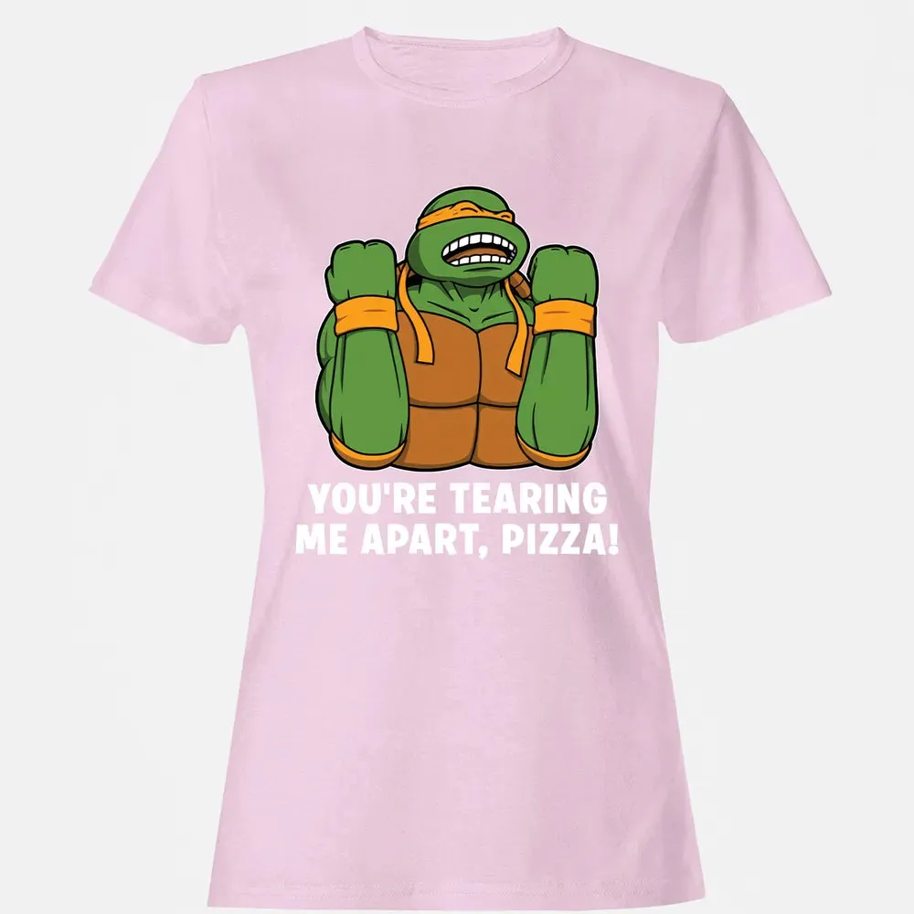 Tearing Me Apart Pizza Women's T-shirt - 9