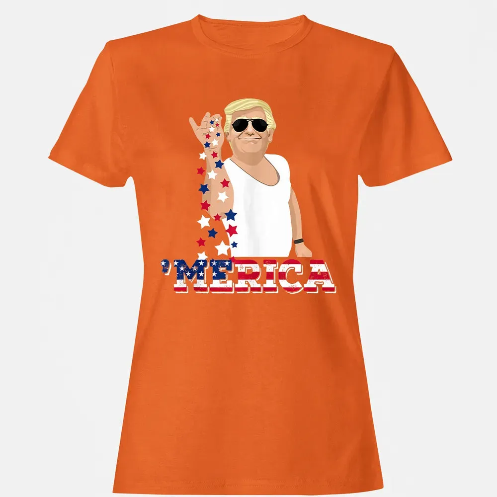 Trump Bae Funny 4th of July Trump Salt Freedom Women's T-shirt - 11