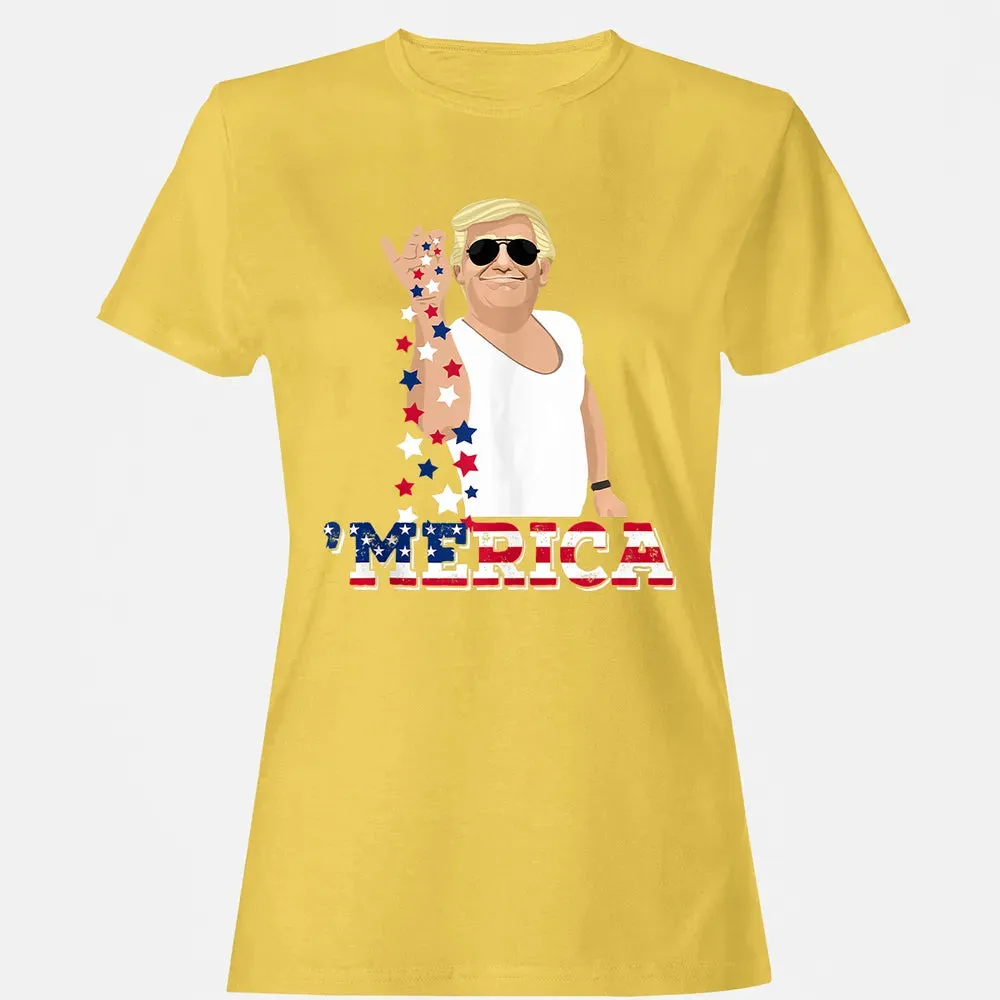 Trump Bae Funny 4th of July Trump Salt Freedom Women's T-shirt - 4