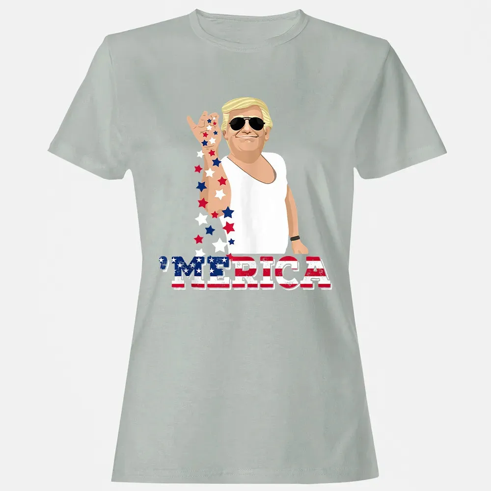 Trump Bae Funny 4th of July Trump Salt Freedom Women's T-shirt - 2