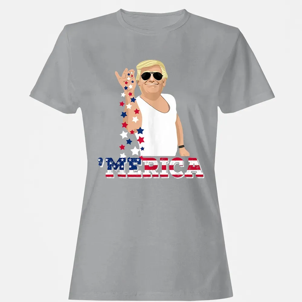 Trump Bae Funny 4th of July Trump Salt Freedom Women's T-shirt - 15