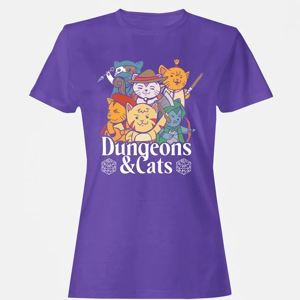 Cat Retro Style T RPG Dungeon Meowster Funny Nerdy Gift Women's T-shirt - 12