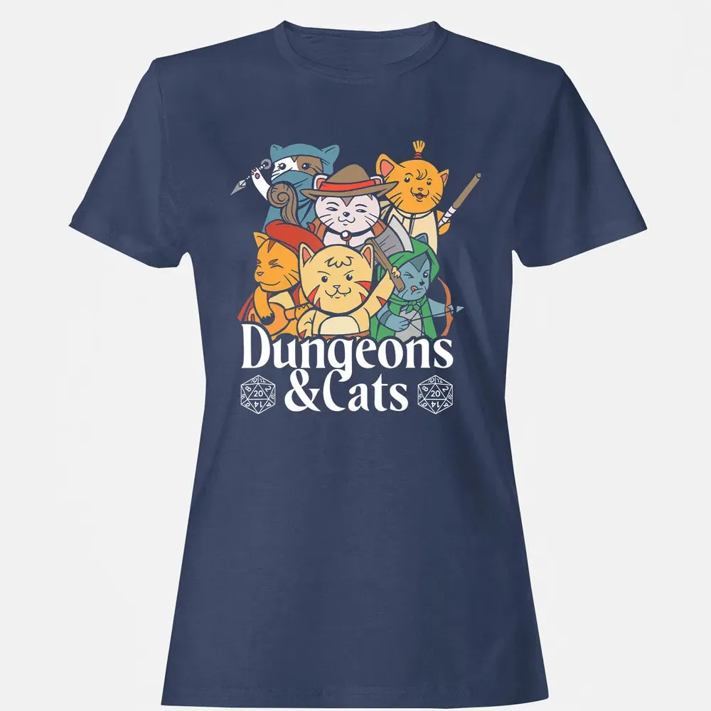 Cat Retro Style T RPG Dungeon Meowster Funny Nerdy Gift Women's T-shirt - 10