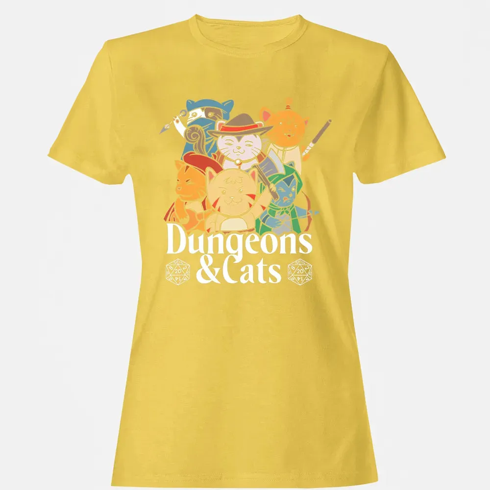 Cat Retro Style T RPG Dungeon Meowster Funny Nerdy Gift Women's T-shirt - 4