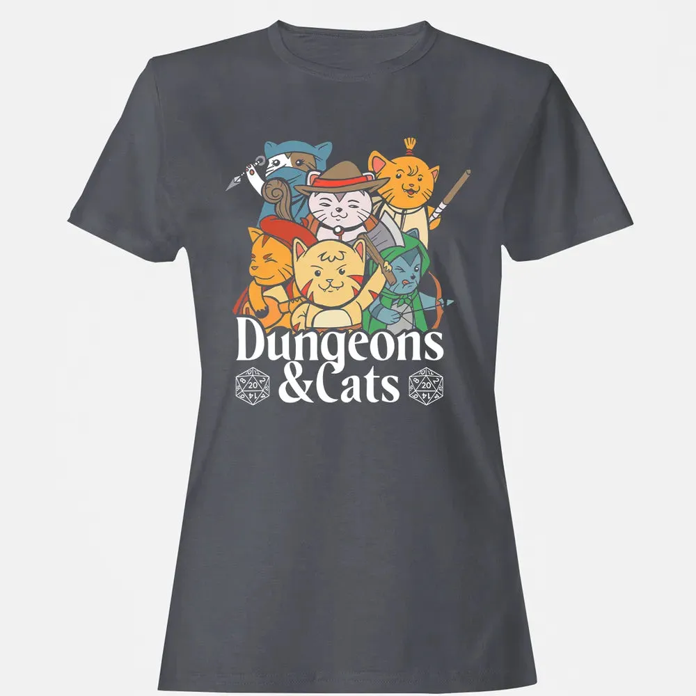 Cat Retro Style T RPG Dungeon Meowster Funny Nerdy Gift Women's T-shirt - 5