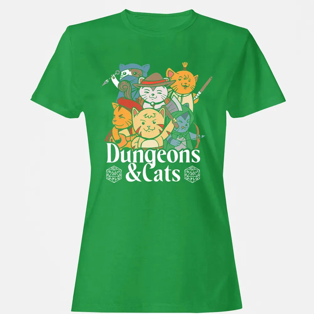 Cat Retro Style T RPG Dungeon Meowster Funny Nerdy Gift Women's T-shirt - 7