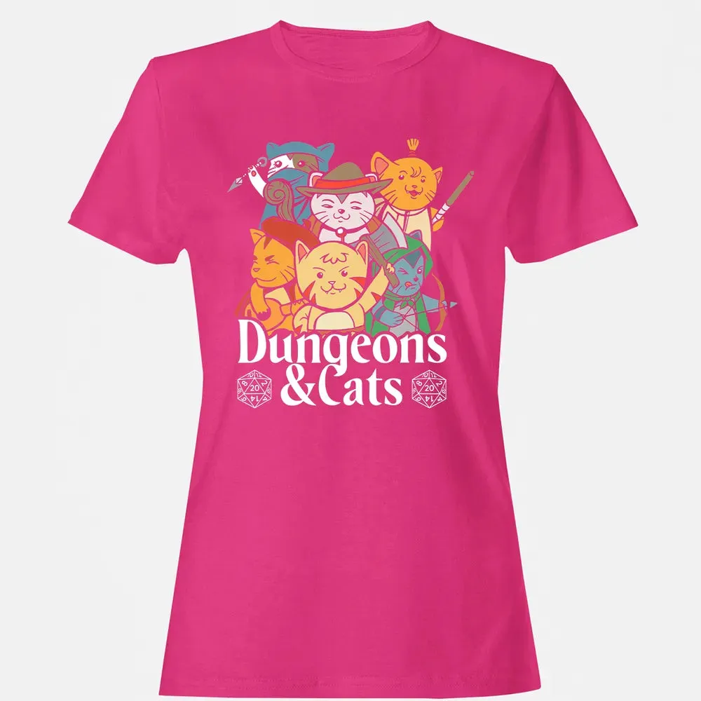 Cat Retro Style T RPG Dungeon Meowster Funny Nerdy Gift Women's T-shirt - 6