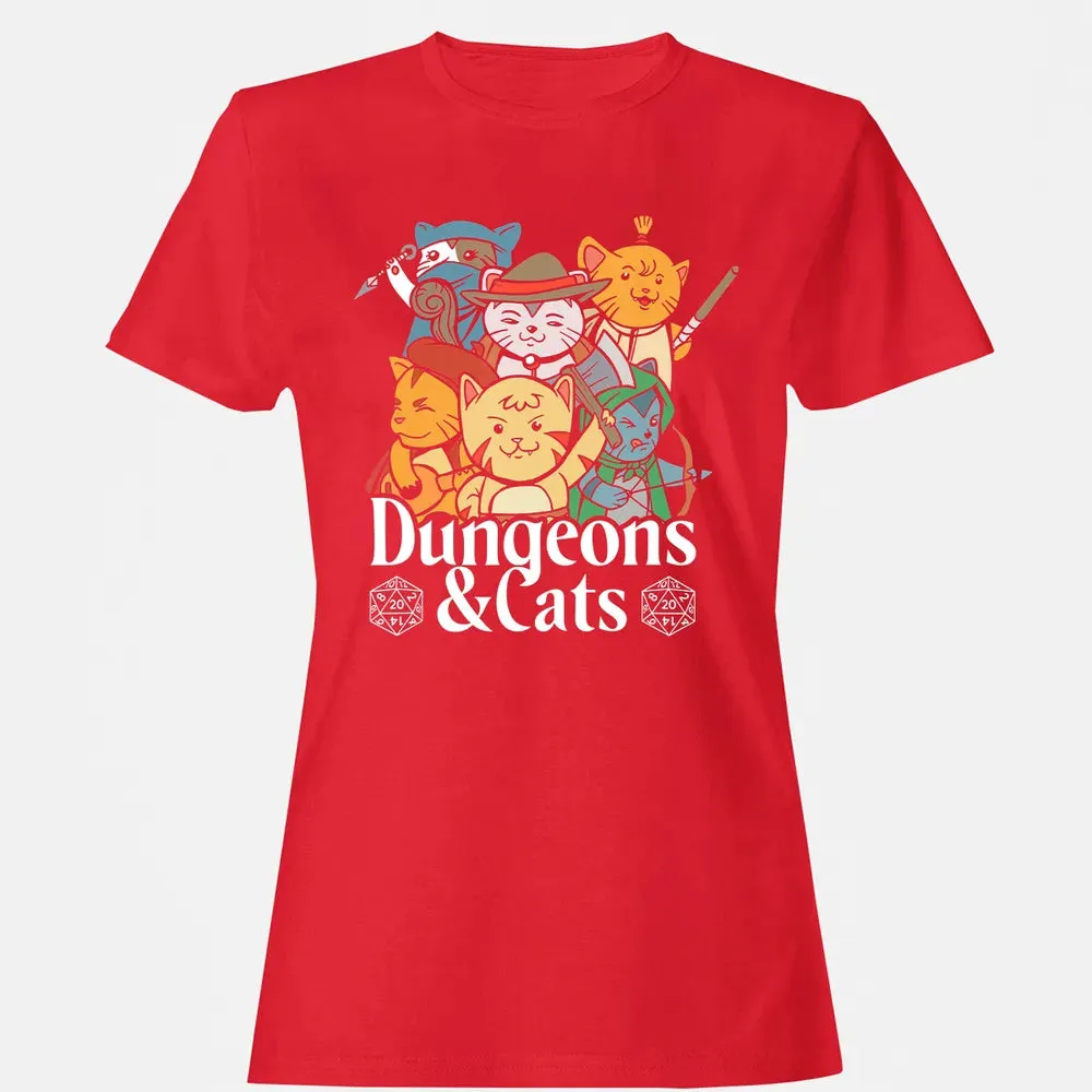 Cat Retro Style T RPG Dungeon Meowster Funny Nerdy Gift Women's T-shirt - 13