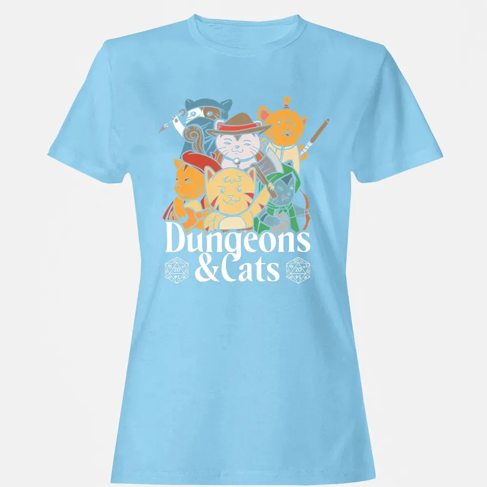 Cat Retro Style T RPG Dungeon Meowster Funny Nerdy Gift Women's T-shirt - 8
