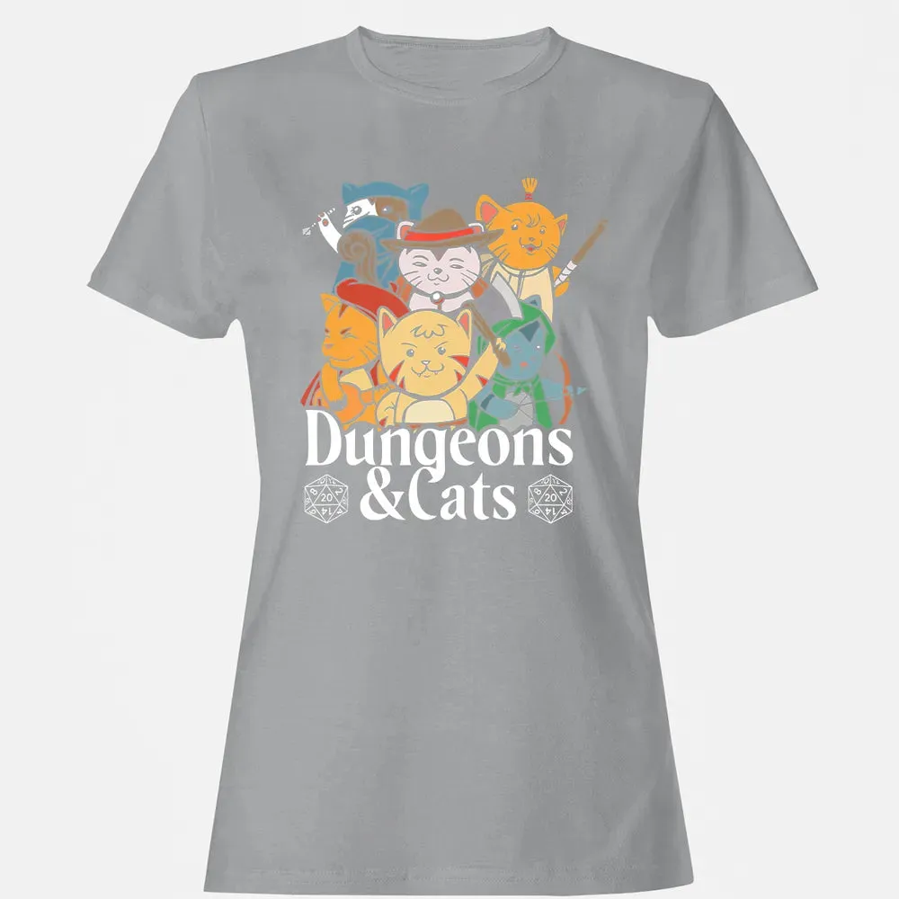 Cat Retro Style T RPG Dungeon Meowster Funny Nerdy Gift Women's T-shirt - 15