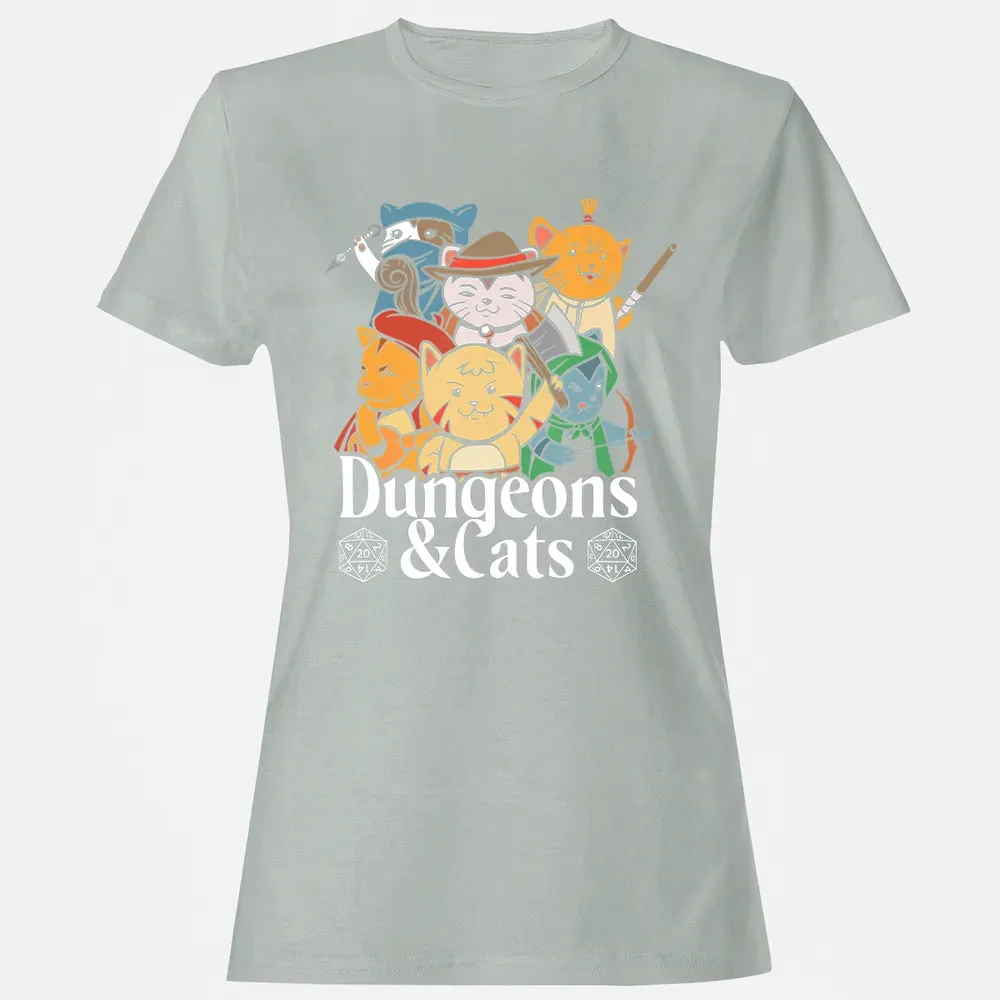 Cat Retro Style T RPG Dungeon Meowster Funny Nerdy Gift Women's T-shirt - 2
