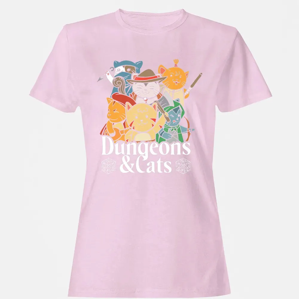 Cat Retro Style T RPG Dungeon Meowster Funny Nerdy Gift Women's T-shirt - 9