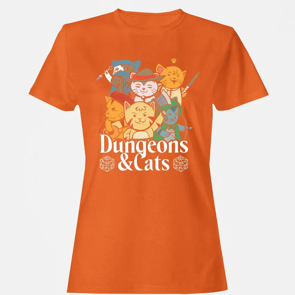 Cat Retro Style T RPG Dungeon Meowster Funny Nerdy Gift Women's T-shirt - 11