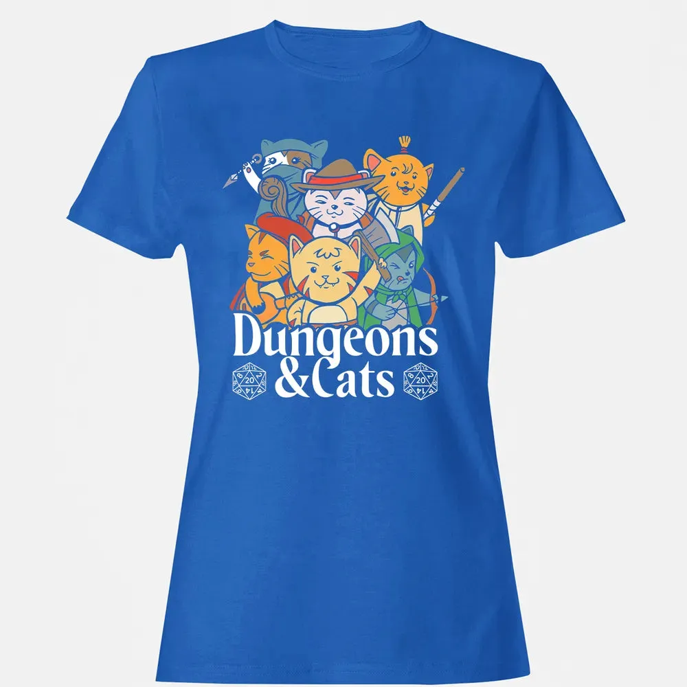 Cat Retro Style T RPG Dungeon Meowster Funny Nerdy Gift Women's T-shirt - 14