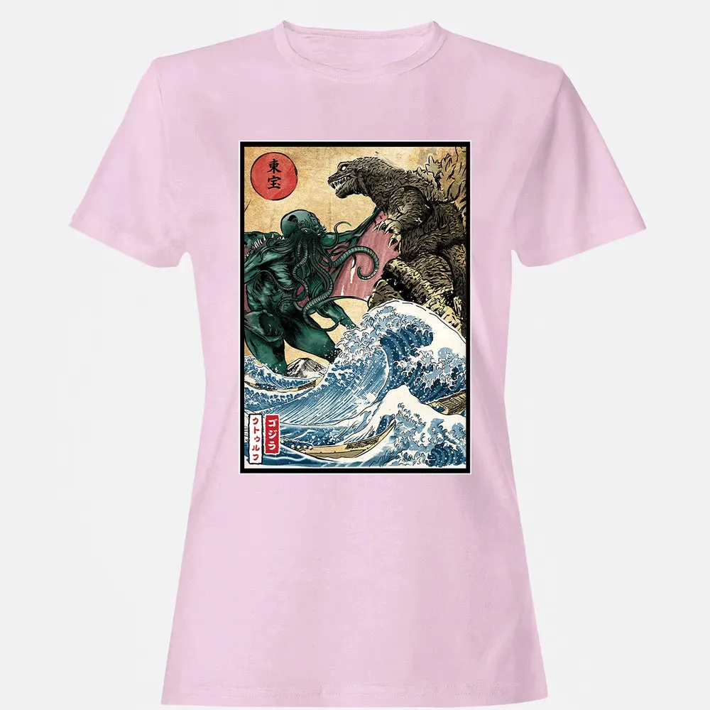 King of the Monsters vs Great Old One Women's T-shirt - 9