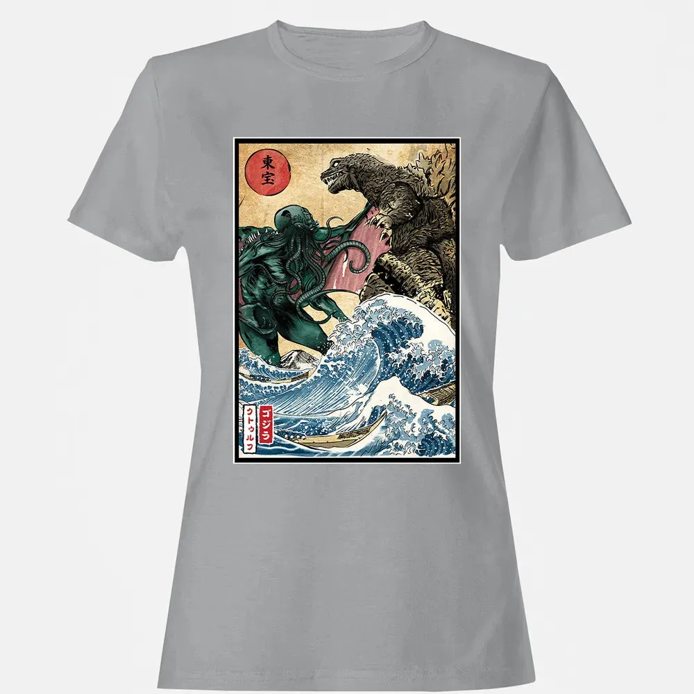 King of the Monsters vs Great Old One Women's T-shirt - 15