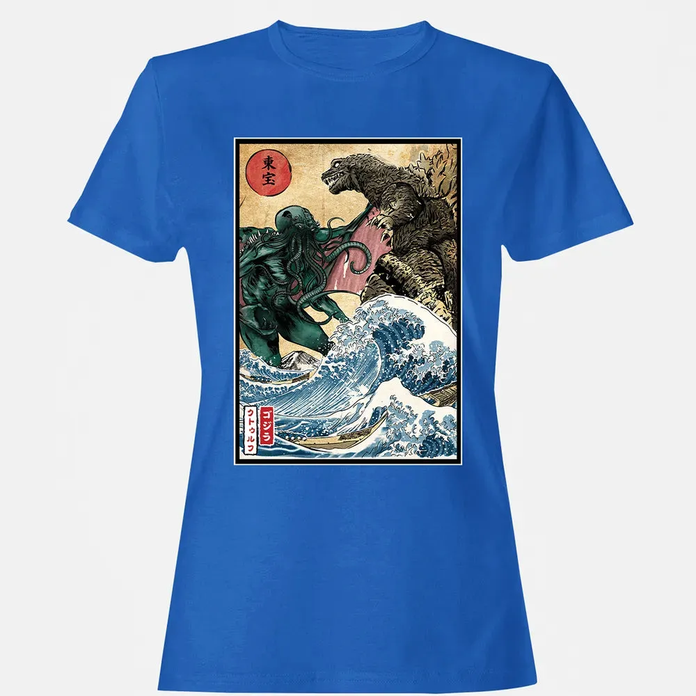 King of the Monsters vs Great Old One Women's T-shirt - 14