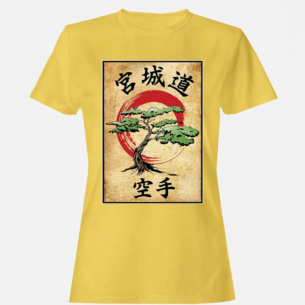 Miyagi Do Woodblock Women's T-shirt - 4